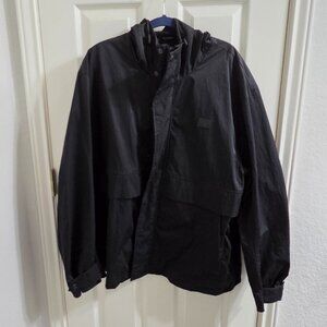 Pre-Loved Calvin Klein Crinkle Nylon Hooded Windbreaker Jacket – Men’s XL